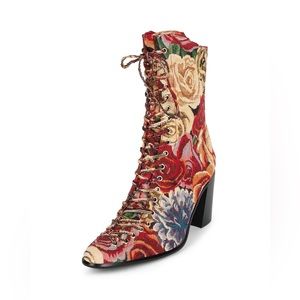 NEW IN BOX Jeffrey Campbell Archille Tapestry Boot
